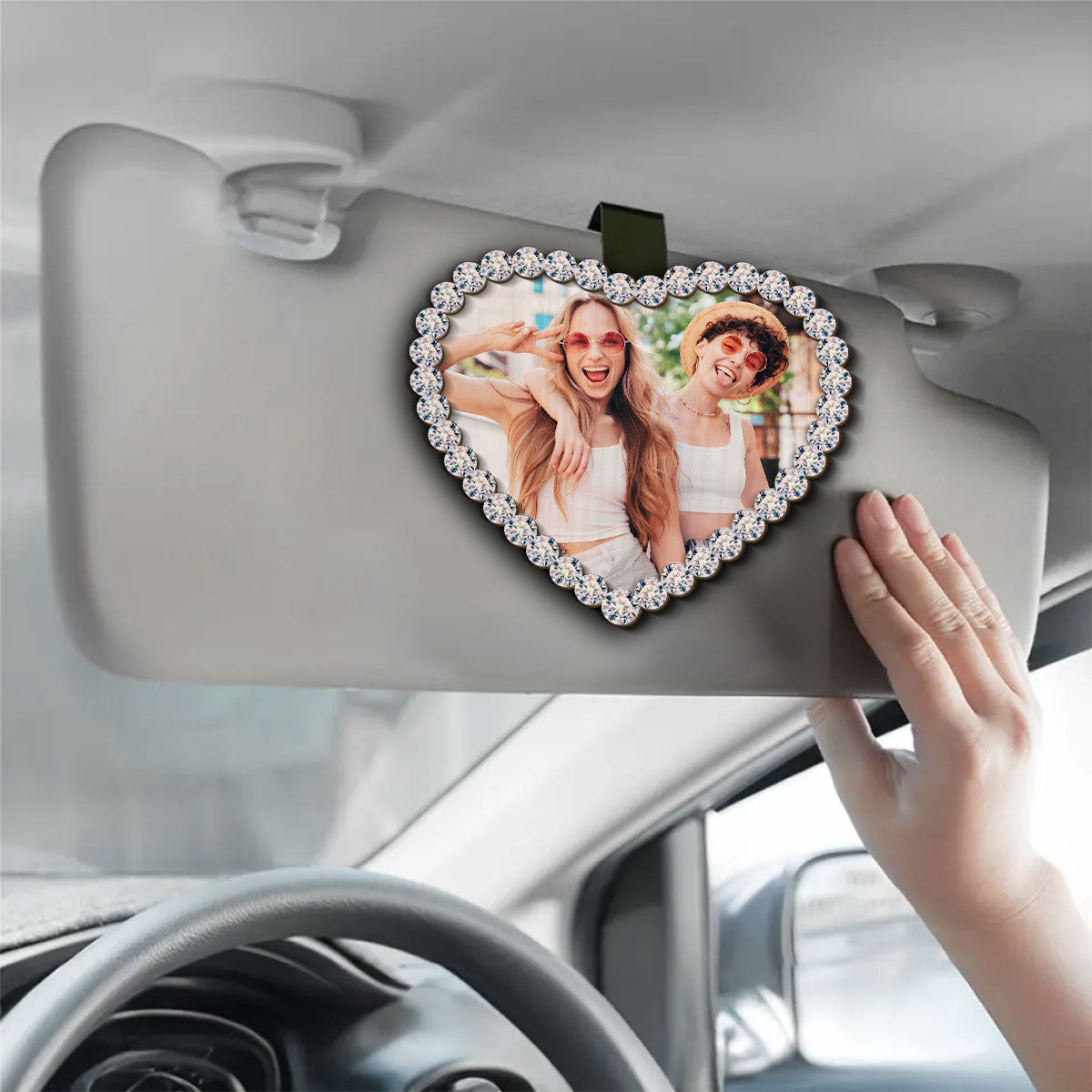 Beautiful Friendship – Personalized Custom Car Visor Clip