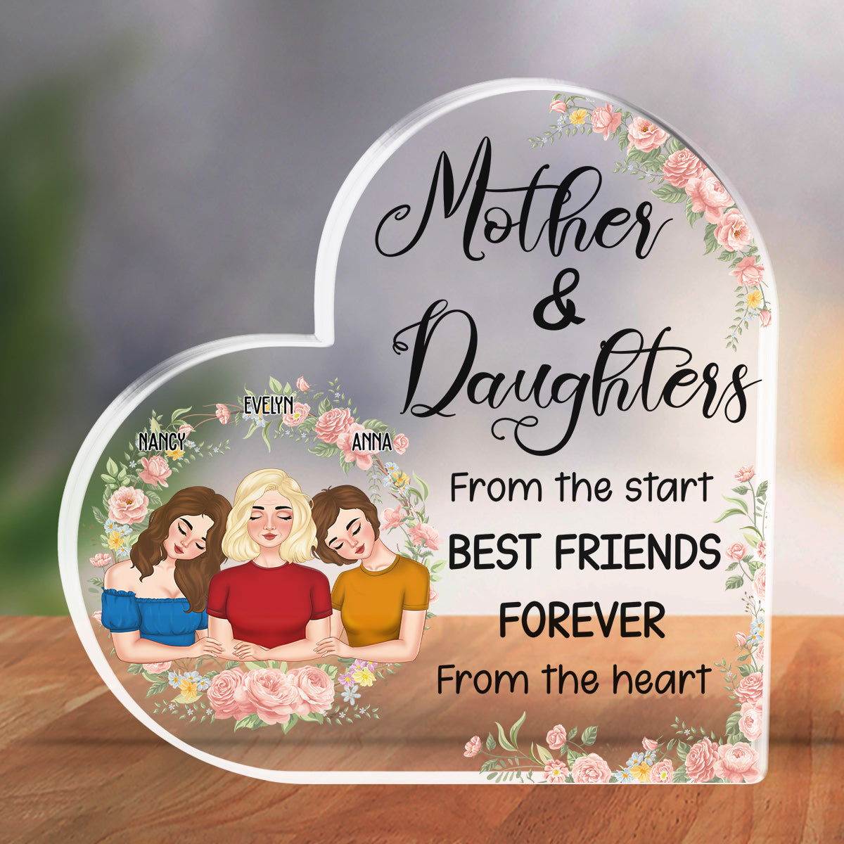 Best Friends Forever – Personalized Custom Acrylic Plaque