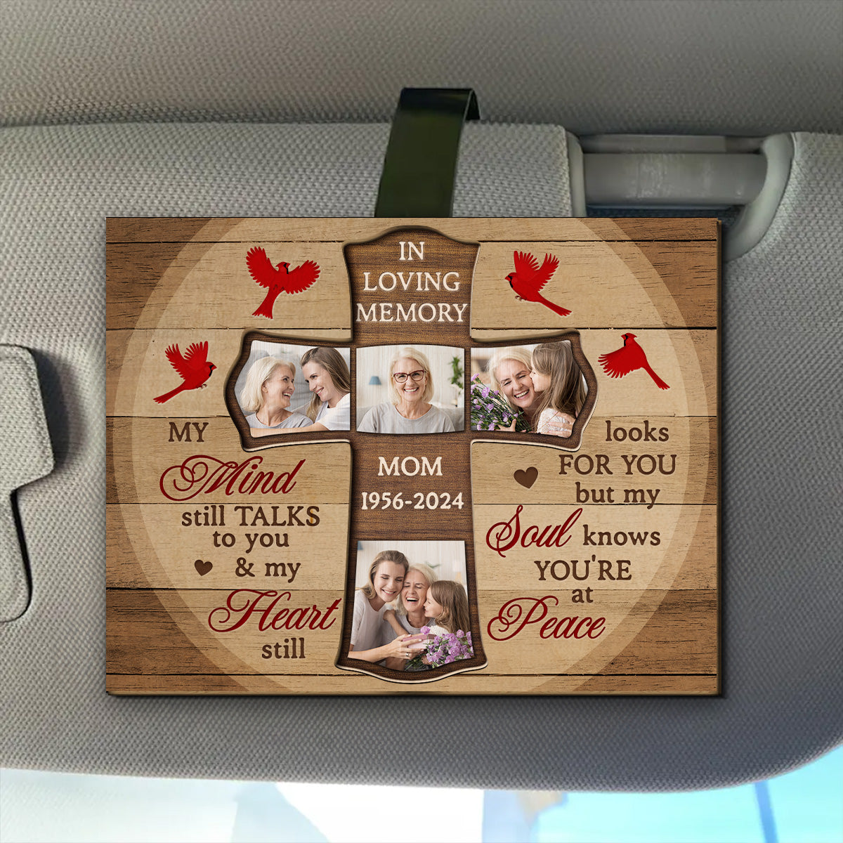 Loved Beyond Words – Personalized Custom Car Visor Clip