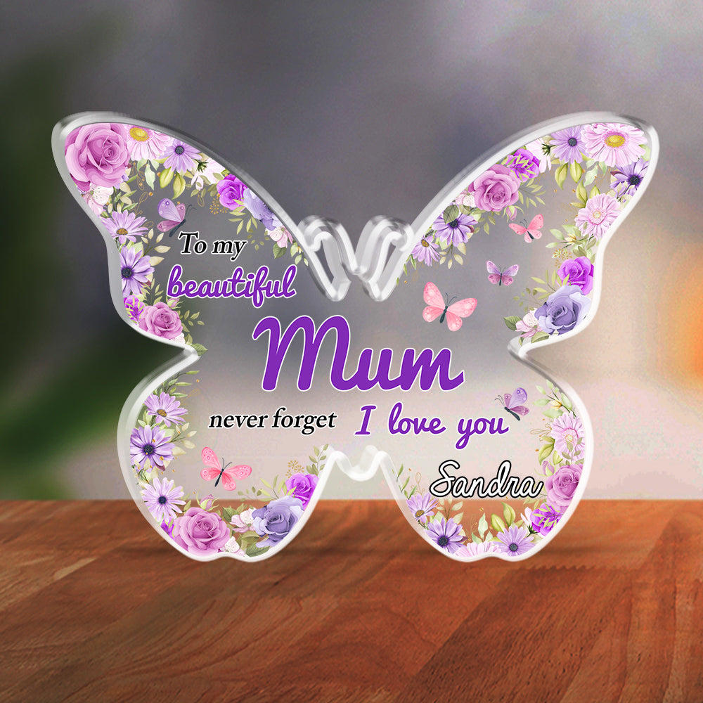 To My Beautiful Mommy Grandma – Personalized Custom Acrylic Plaque
