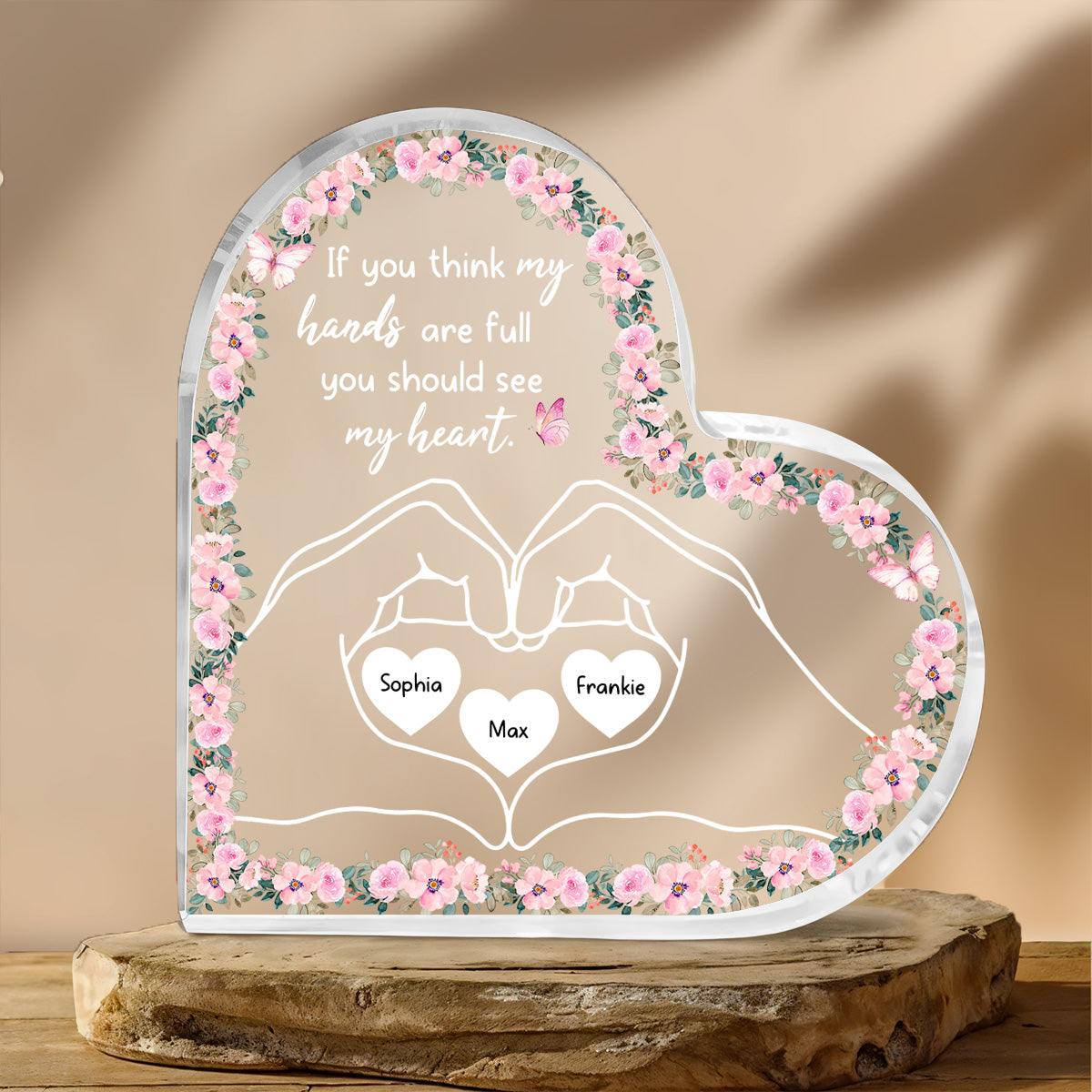 You Should See My Heart – Personalized Custom Acrylic Plaque